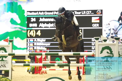 Stutteri Ask Grand Prix CSI3 Big Tour LR (273.4.3b-GP) 1.50m - In Memory of Bo Bak Andersen
International | Hest
Keywords: johanna beckmann;alphajet db